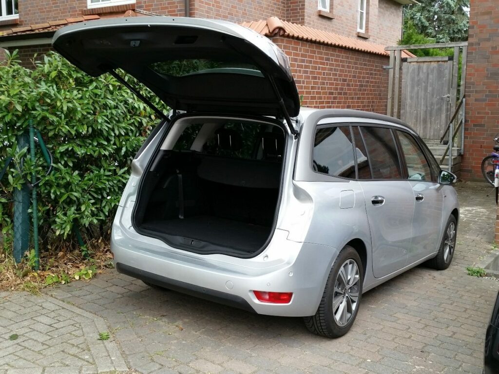 Citroën Grand C4 Picasso (2014) im Familiencheck - ein frecher Franzose 11 Citroën Grand C4 Picasso (2014) Heckklappe