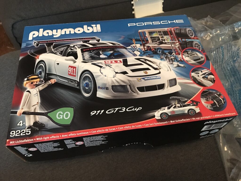 Playmobil Porsche 911 GT3 Cup Karton