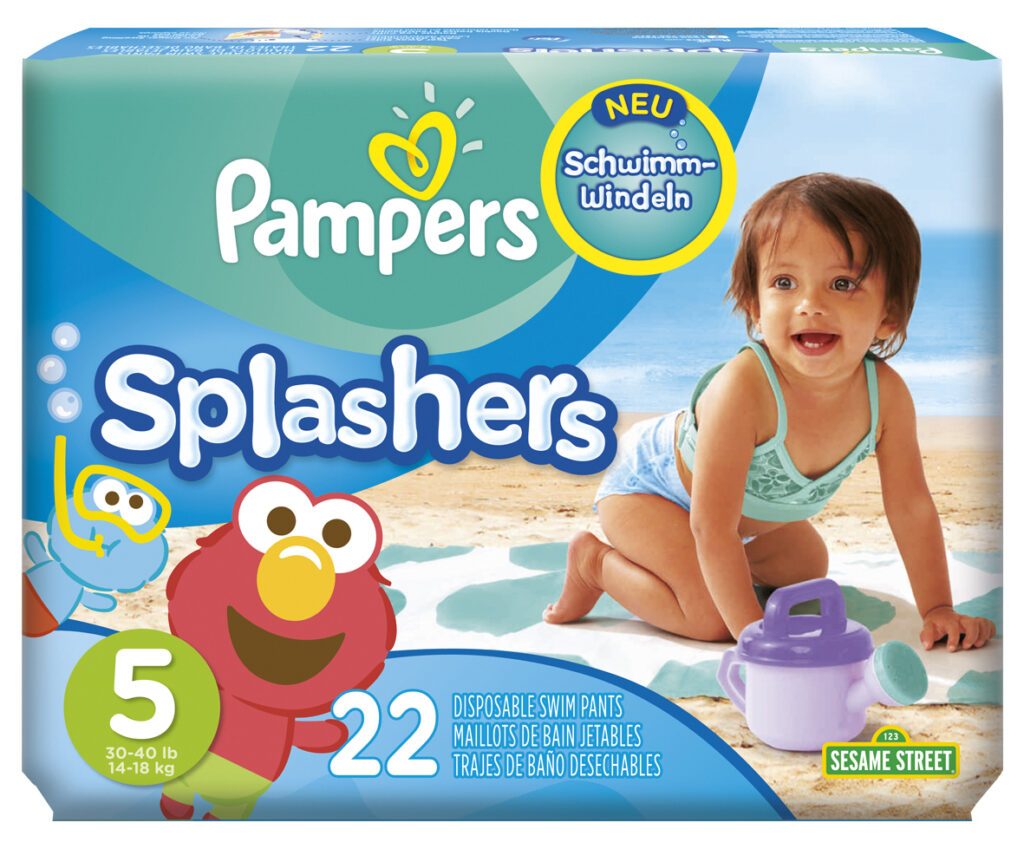 Pampers Splashers Packshot
