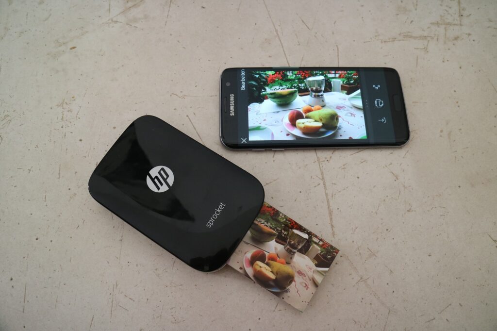 Mal schnell Druck machen mit dem HP Sprocket Fotodrucker 8 HP Sprocket drucken