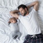 father and baby