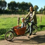 Babboe Mini-E Lastenrad fahrt