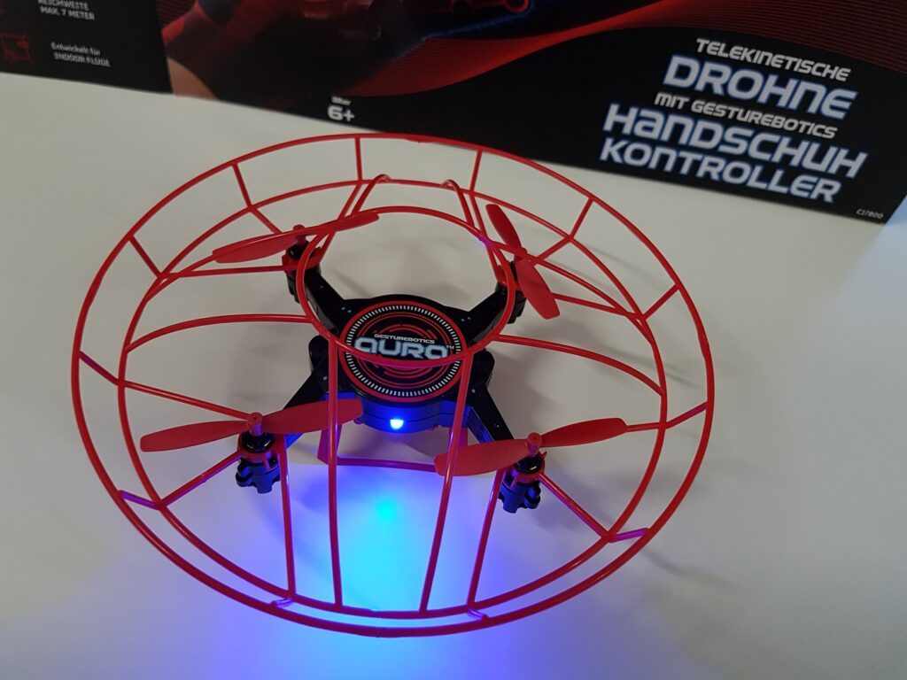 Aura gestengesteuerte Drohne Licht