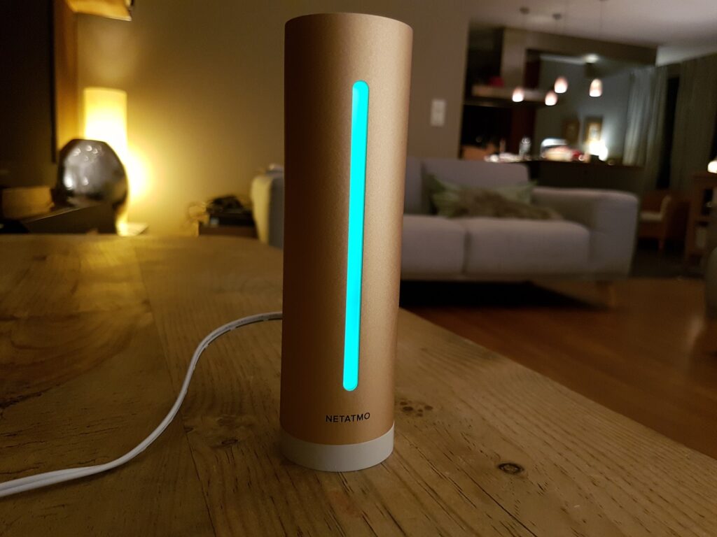 My Smart Home is my Castle - perfekte Luft und entspannendes Licht 2 netatmo healthy home coach Wohnzimmer