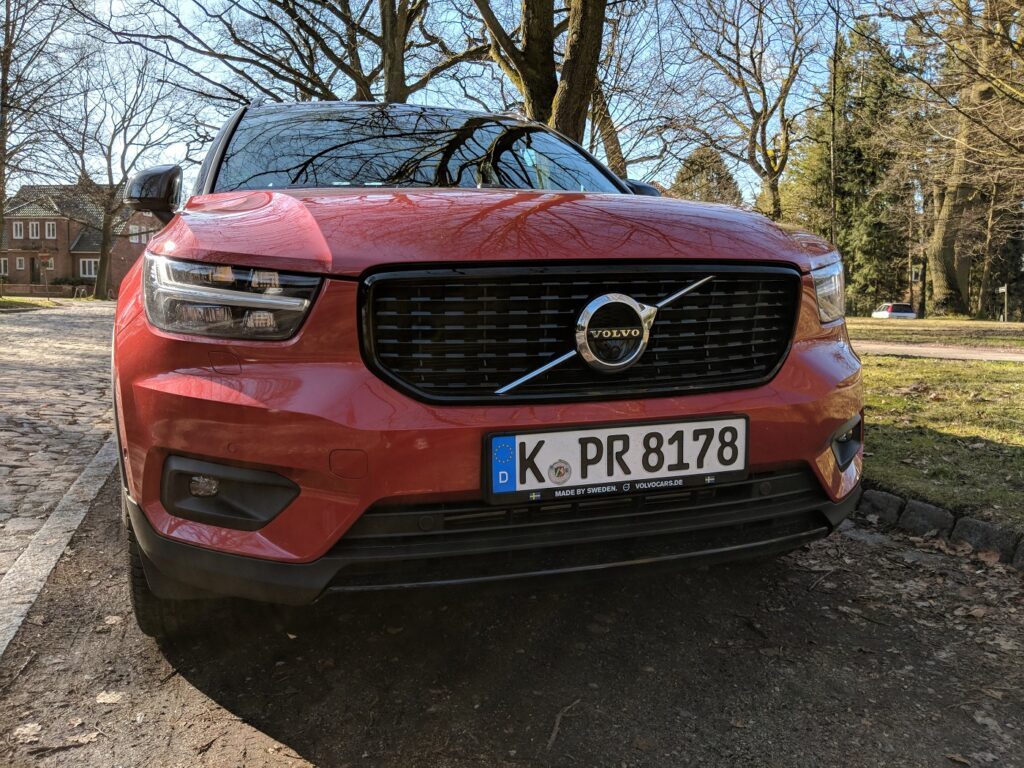 Auto -Frontgrill für Volvo XC40 2018 2019 2020, Kühlergrill vorne