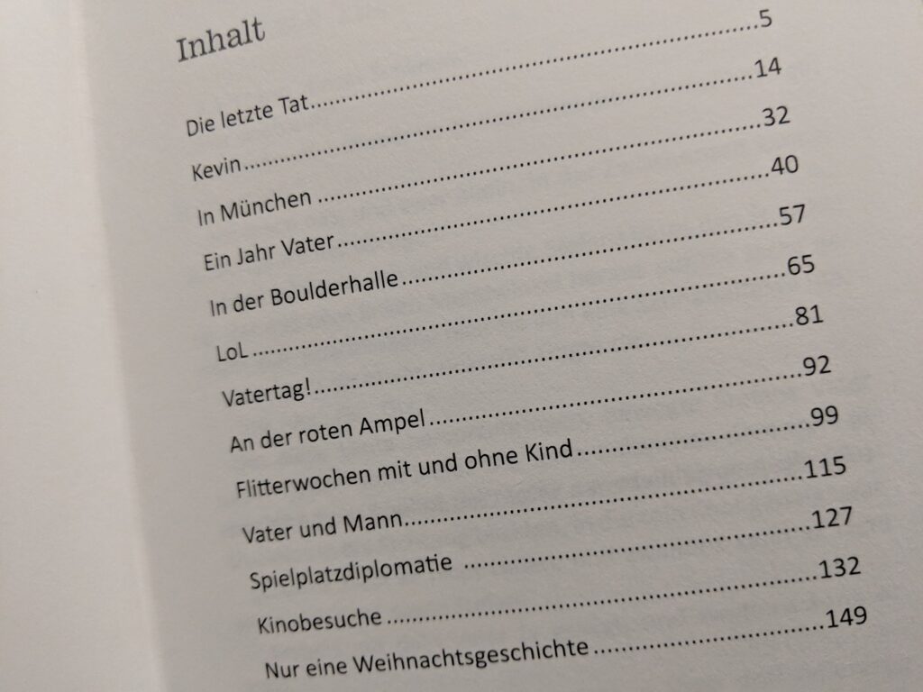 Buch Vatertag! Inhalt