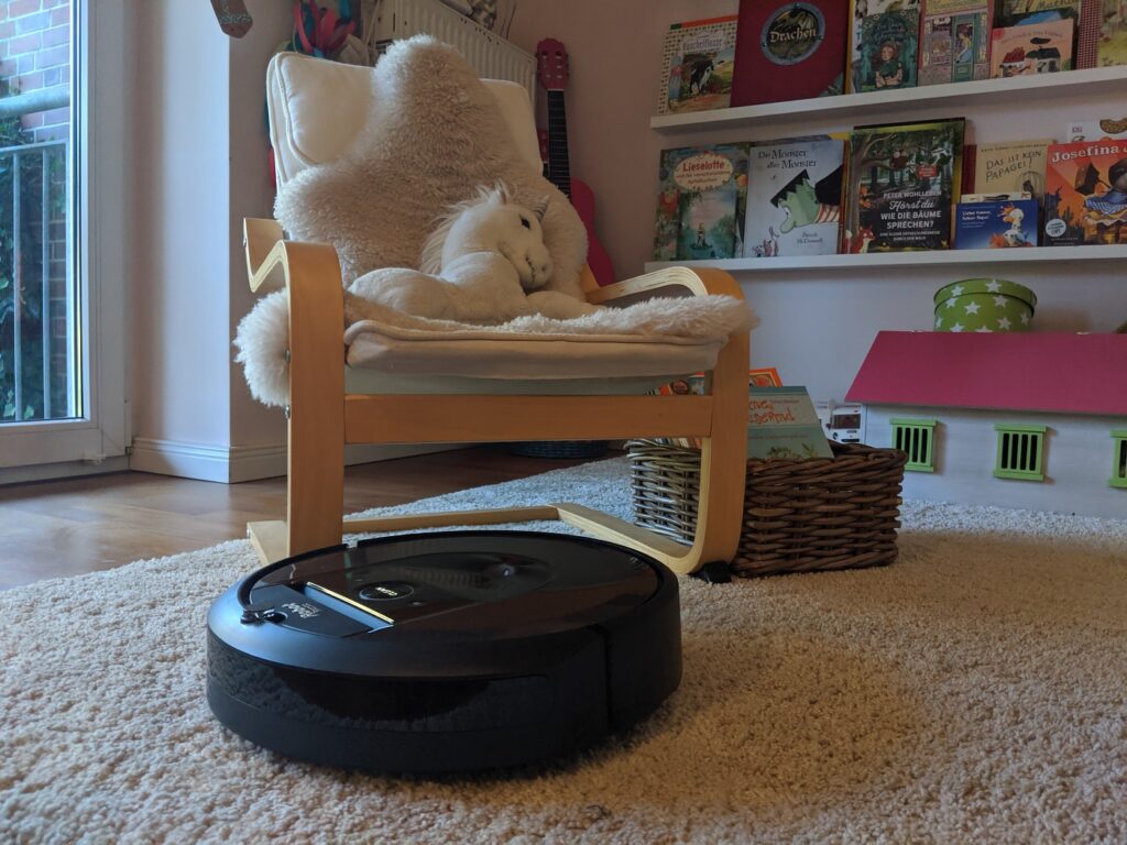 Papa kann Multitasking - dank iRobot Roomba i7+ 11 iRobot roomba i7 teppich
