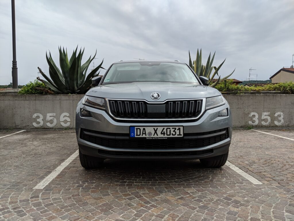 Testfahrt mit dem Škoda Kodiaq (2018) zum Gardasee 14 Škoda Kodiaq Front