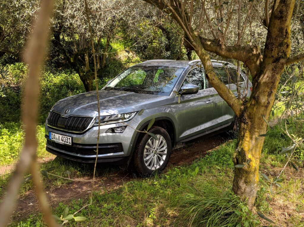 Testfahrt mit dem Škoda Kodiaq (2018) zum Gardasee 17 Škoda Kodiaq Seitenansicht