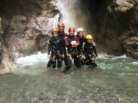 canyoning familienurlaub
