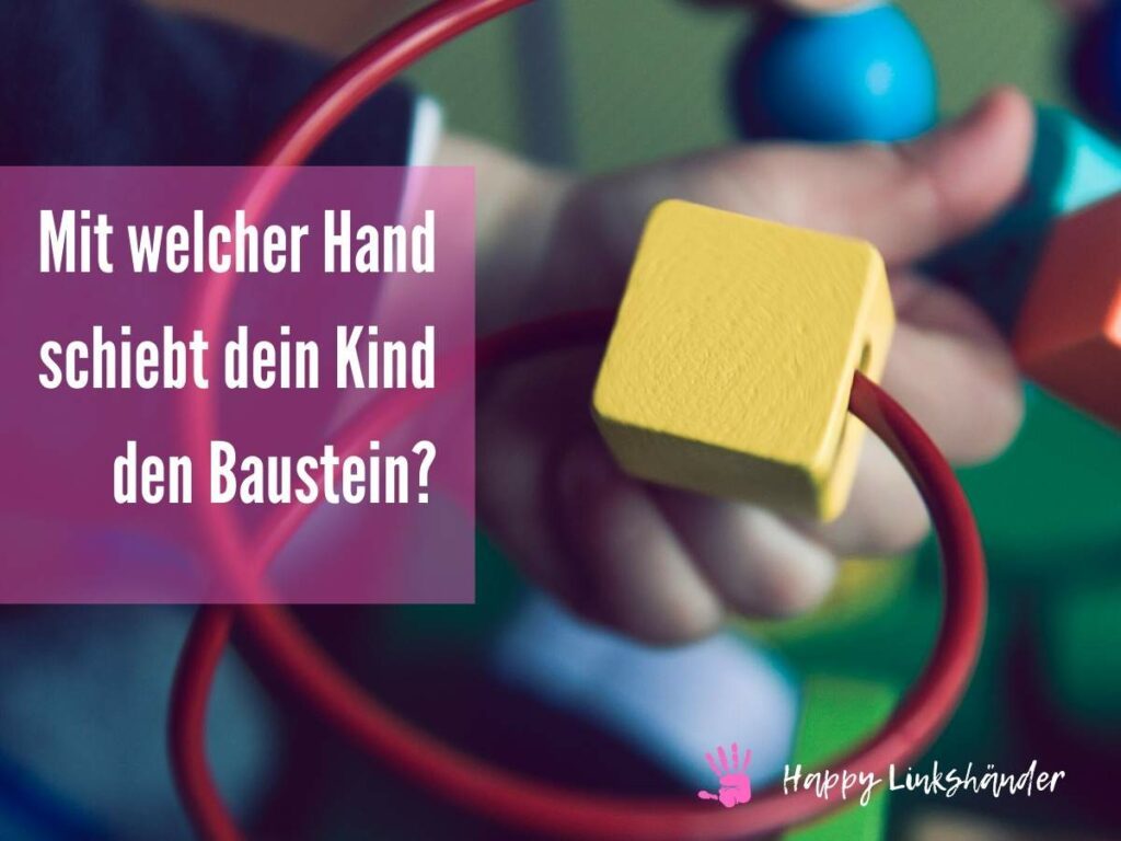 Wie die falsche Schreibhand das Leben deines Kindes versauen kann! 4 greifen spiel kind Happy Linkshänder klein