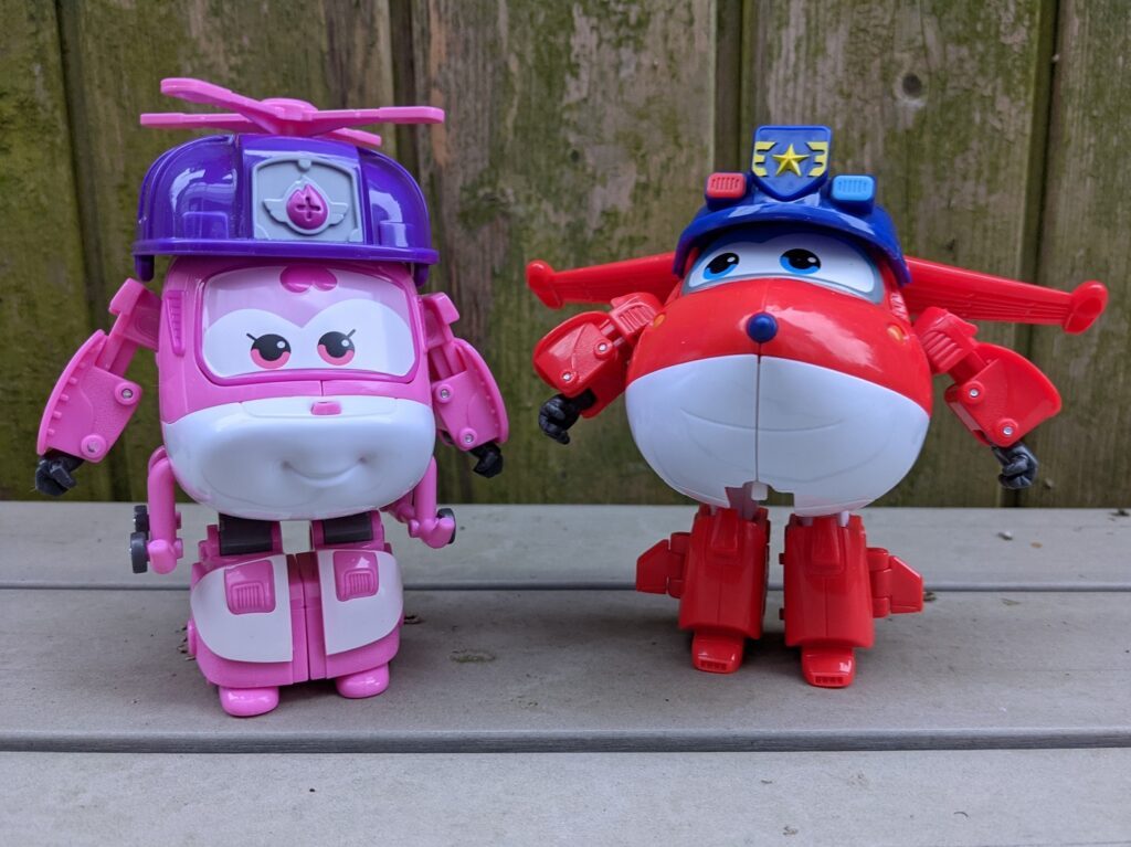 Spielzeug Super Wings Dizzy und Jett