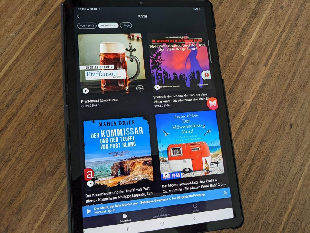 Märchen to go - mit der APP Audiobooks by Deezer 7 Audiobooks by Deezer Neuheiten bei Krimis