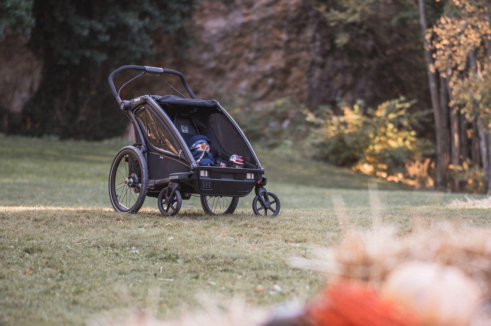 4-in-1-Anhänger: Thule Chariot Sport 2 im großen Daddy-Check 38 thule chariot sport 2 schlafen 23
