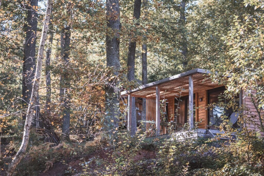Leben im Wald und Affen auf dem Berg: Familienurlaub im Elsass 2 Ein Chalet auf dem Campingplatz Huttopia Wattwiller im Elsass