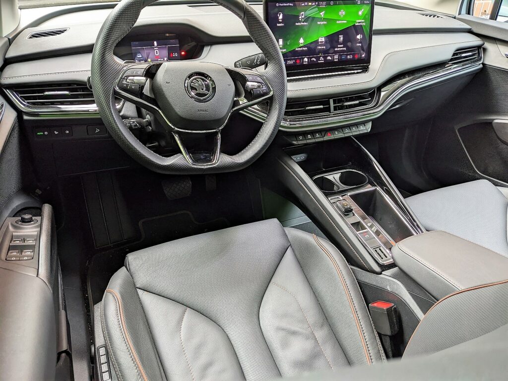Škoda Enyaq iV 80 als Familienauto - das Elektro-SUV im Test 3 skoda enyaq iv 80 fahrersitz
