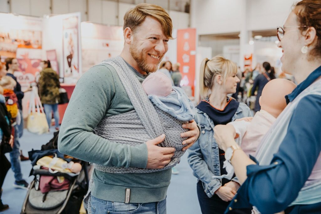 Endlich wieder Babymesse - Babini kommt nach Hamburg 5 trage papa babywelt fleet events