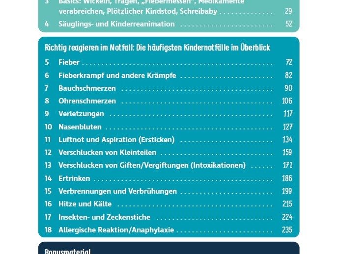 kindernotfall inhalt