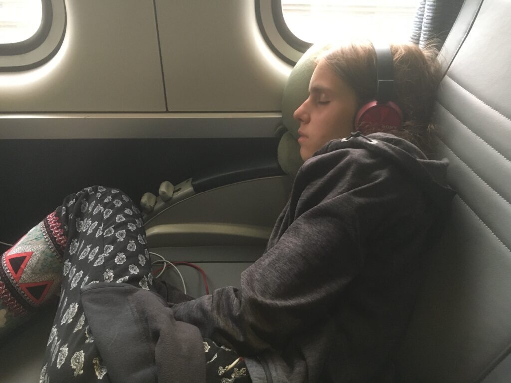 Mit der 15-jährigen Tochter quer durch die USA - von Arne Ulbricht 8 schlafen im flieger