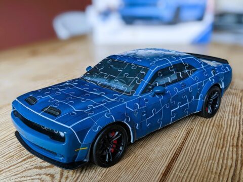 3d puzzle dodge challenger ravensburger