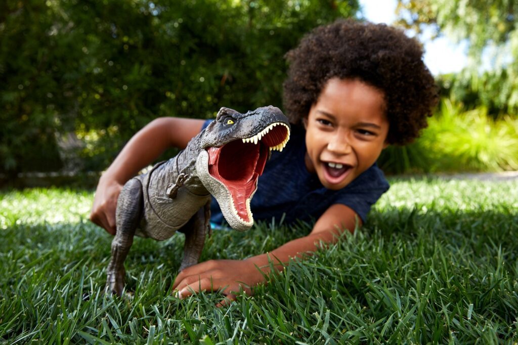 HoHoHo - Last Minute Geschenketipps: Spielzeug von Mattel 19 HDY55 JurassicWorld Fressender Kampfaction TREX 2