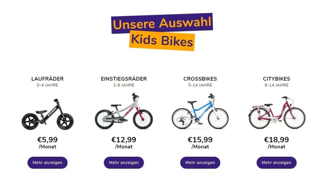 Bike Club bietet ein Monatsabo für immer passende Kinderfahrräder 2 screenshot bikeclub.de 2023.03.10 11 10 51