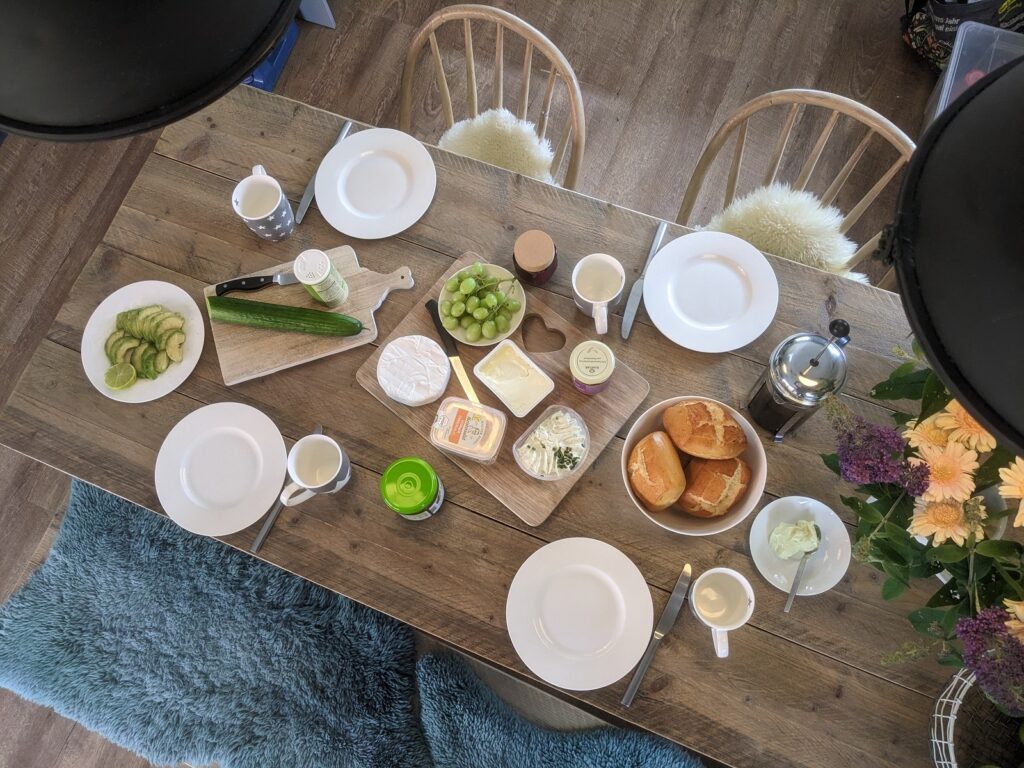Strandurlaub in Kalifornien - Im Ferienhaus an der Ostsee 10 ferienhaus kalifornien fruehstueck