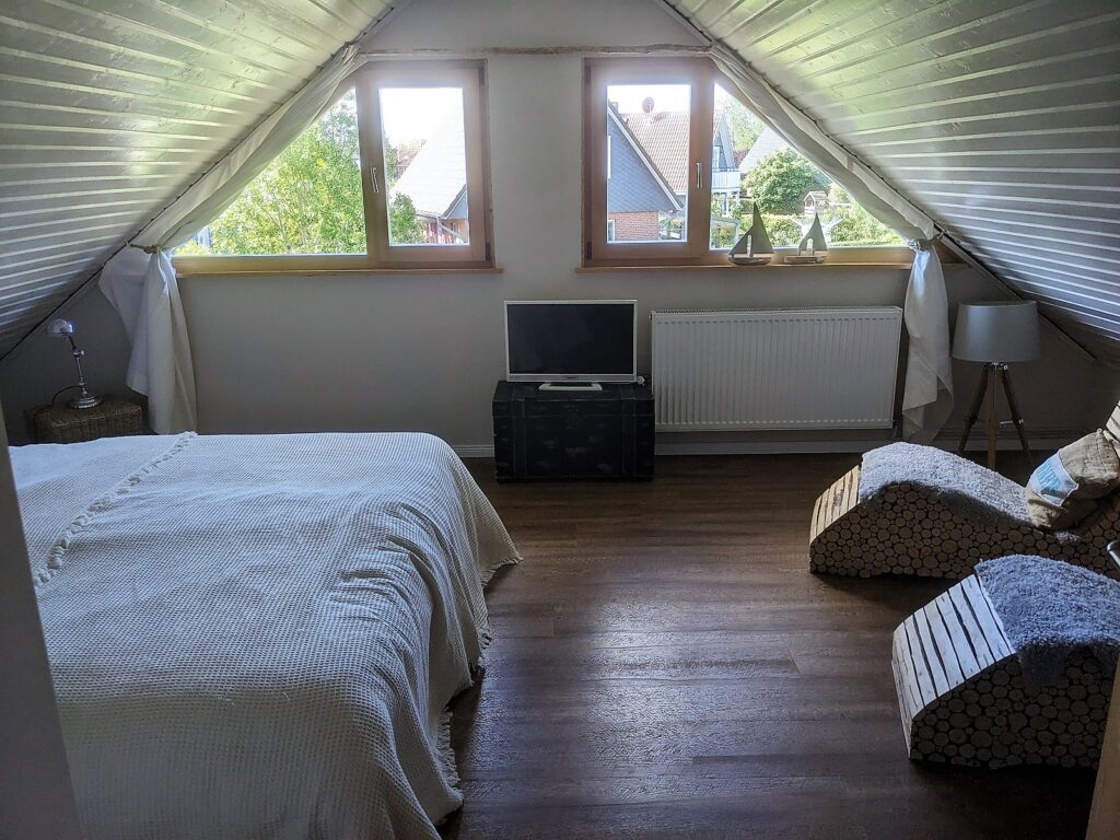 Strandurlaub in Kalifornien - Im Ferienhaus an der Ostsee 12 ferienhaus kalifornien schlafzimmer