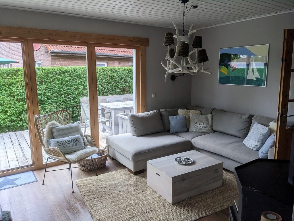 Strandurlaub in Kalifornien - Im Ferienhaus an der Ostsee 13 ferienhaus wohnzimmer