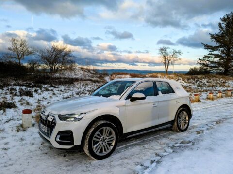 audi q5 tdi test head