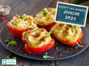 Rezept des Monats 01.24: Mit Kartoffelbrei gefüllte Paprika 6 choosy rezept 2024 01