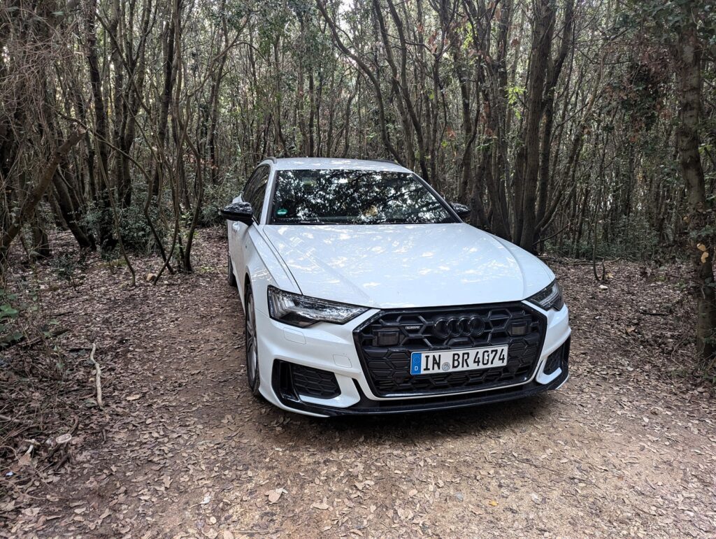 Testfahrt mit dem Audi A6 Avant 55 TFSI quattro - Im Familienkombi nach Kroatien 6 audi a6 avant 55 TFSI front