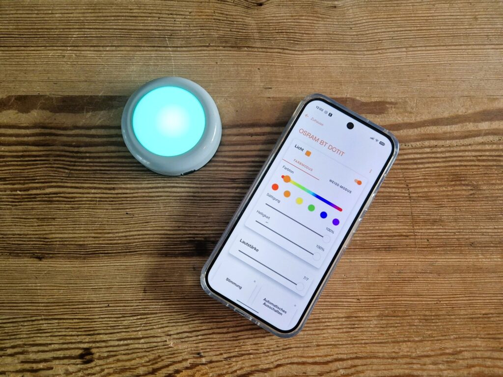 Der DOT-IT ist eine LED-Lichtquelle zum Entspannen und Einschlafen.