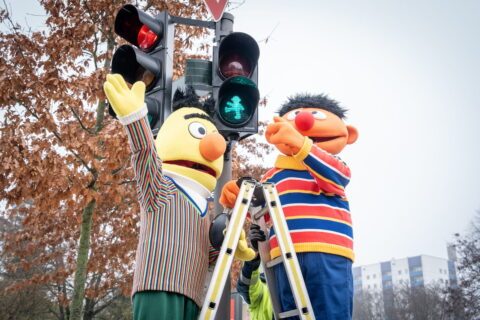 ernie und bert ampelmaennchen Hamburg 1 1