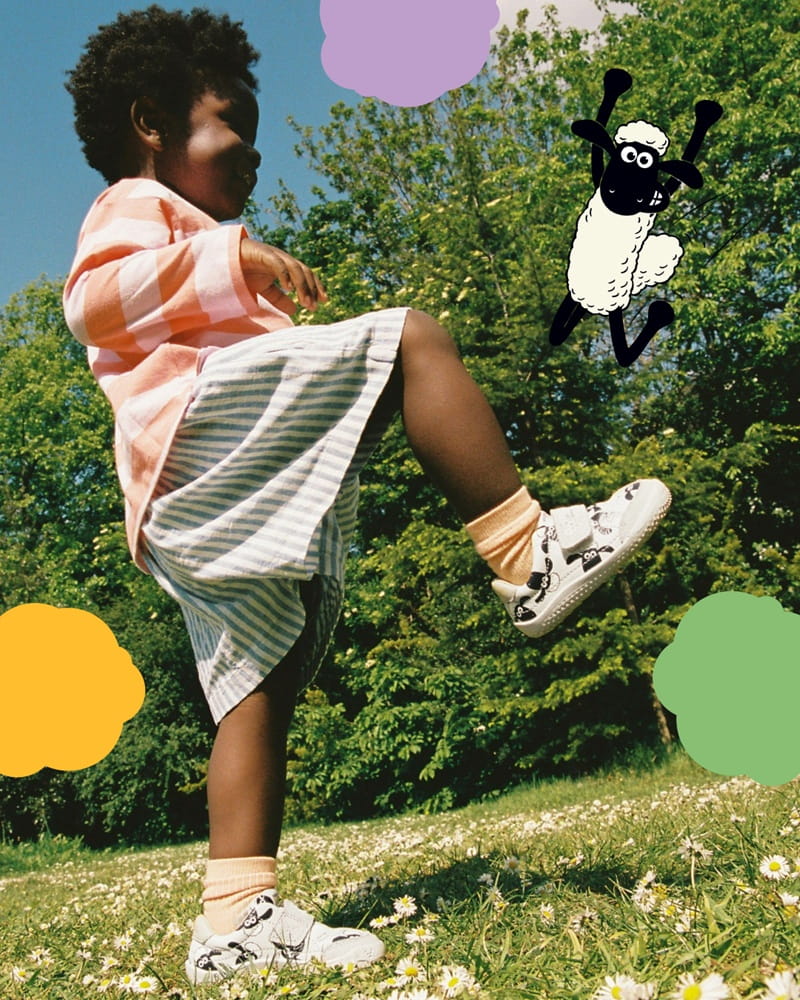Shaun the sheep c Vivobarefoot 1