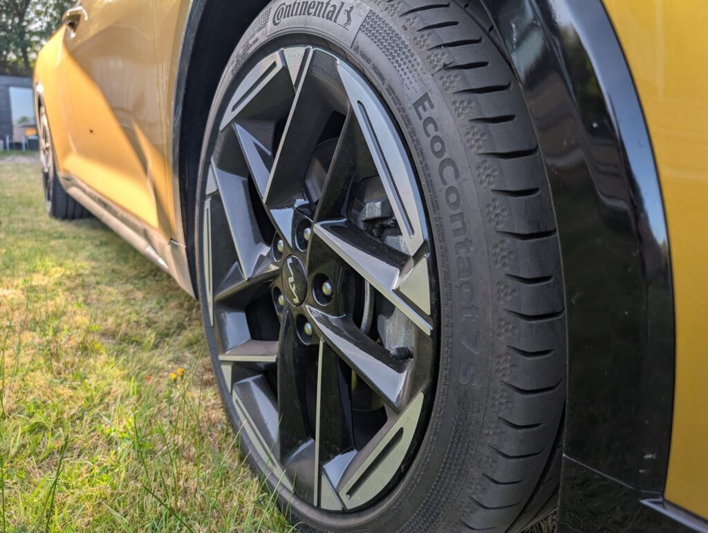 Goldfingers Ride – Testfahrt mit dem Kia K4 GT-Line in den Familienurlaub nach Dänemark 8 KIA K4 1.6 T-GDI Felgen