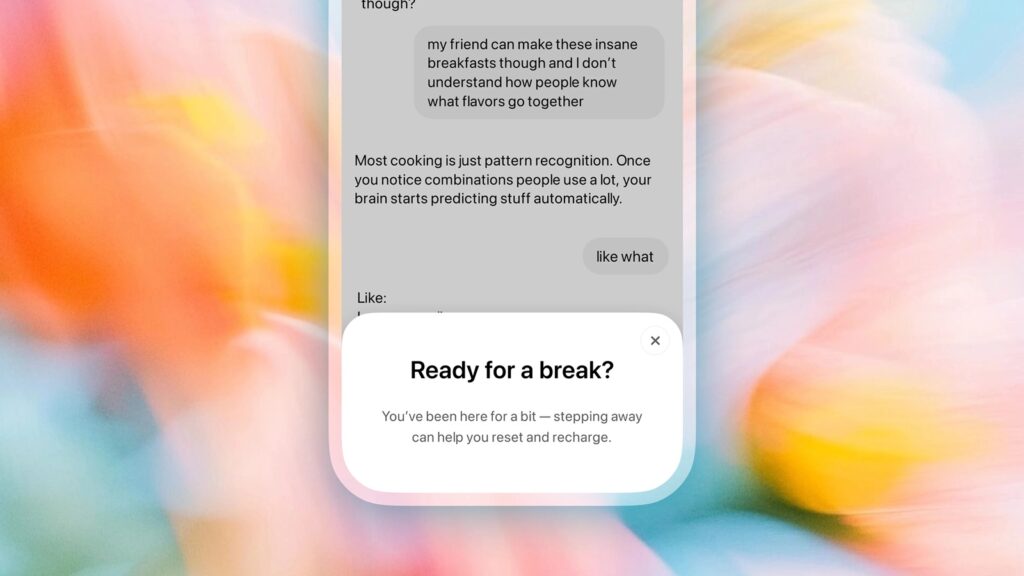 ChatGPT für Kinder und Jugendliche - Was die neuen Schutzfunktionen wirklich taugen 6 why teens break reminder