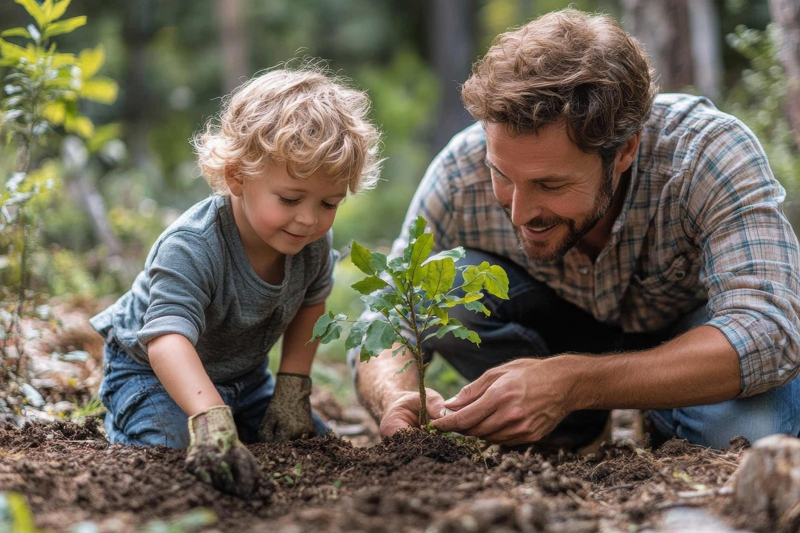 Selbstversorgung und Kleintiere - Gartenprojekte für Väter und Kinder 4 tungart7 father and son 8941870 1920 1