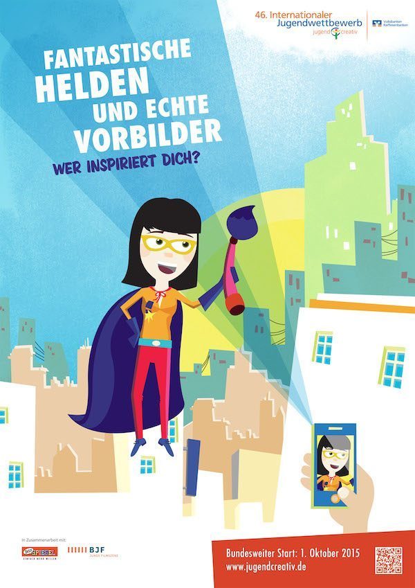 46. Internationaler Jugendwettbewerb „jugend kreativ“ startet 2 46 IJW KeyVisual A3 Starttermin ohne Stoerer