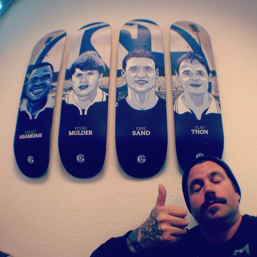 Schalker Daddy bringt Legenden aufs Deck 3 4 Schalke Boards Baerty