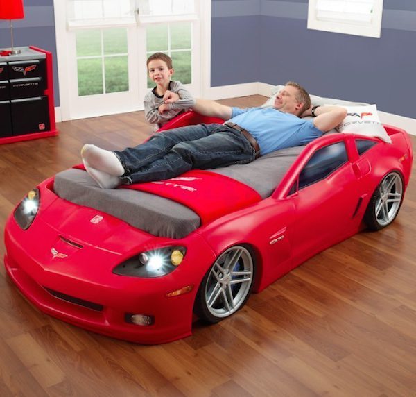 Rennbolide als Kinderbett - Schneller schläft keiner 9 Autobett Chevrolet Corvette