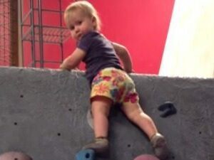 Baby climbing indoors YouTube e1677077803459
