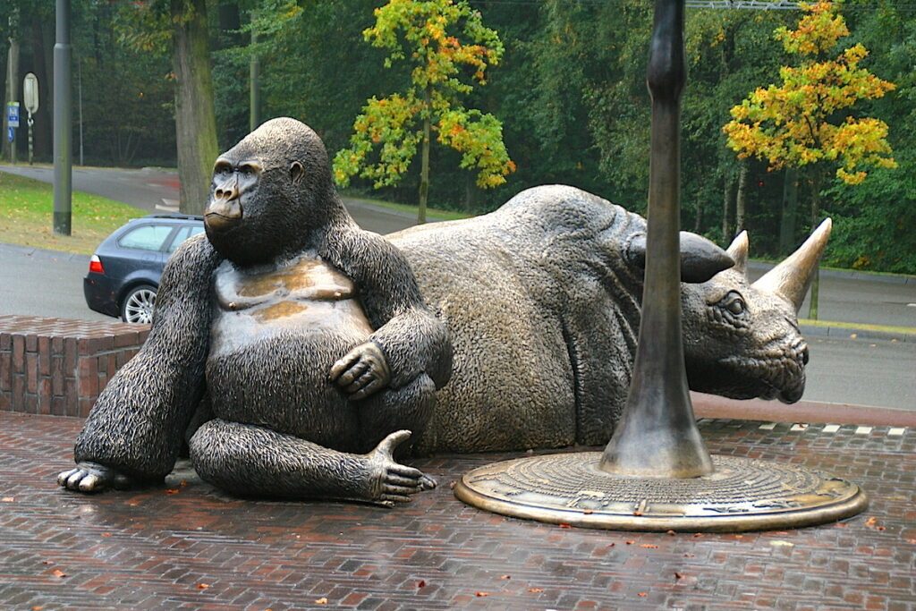Hinter den Kulissen des Burgers Zoo, Arnheim 12 BurgersZoo Bronze 2