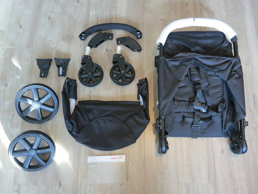 Britax B-Agile 4 in Einzelteilen