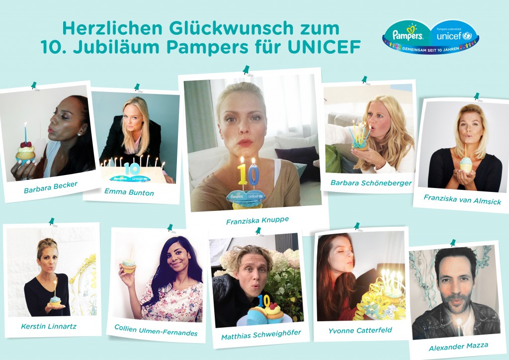 Pampers UNICEF Selfiecollage Low Res