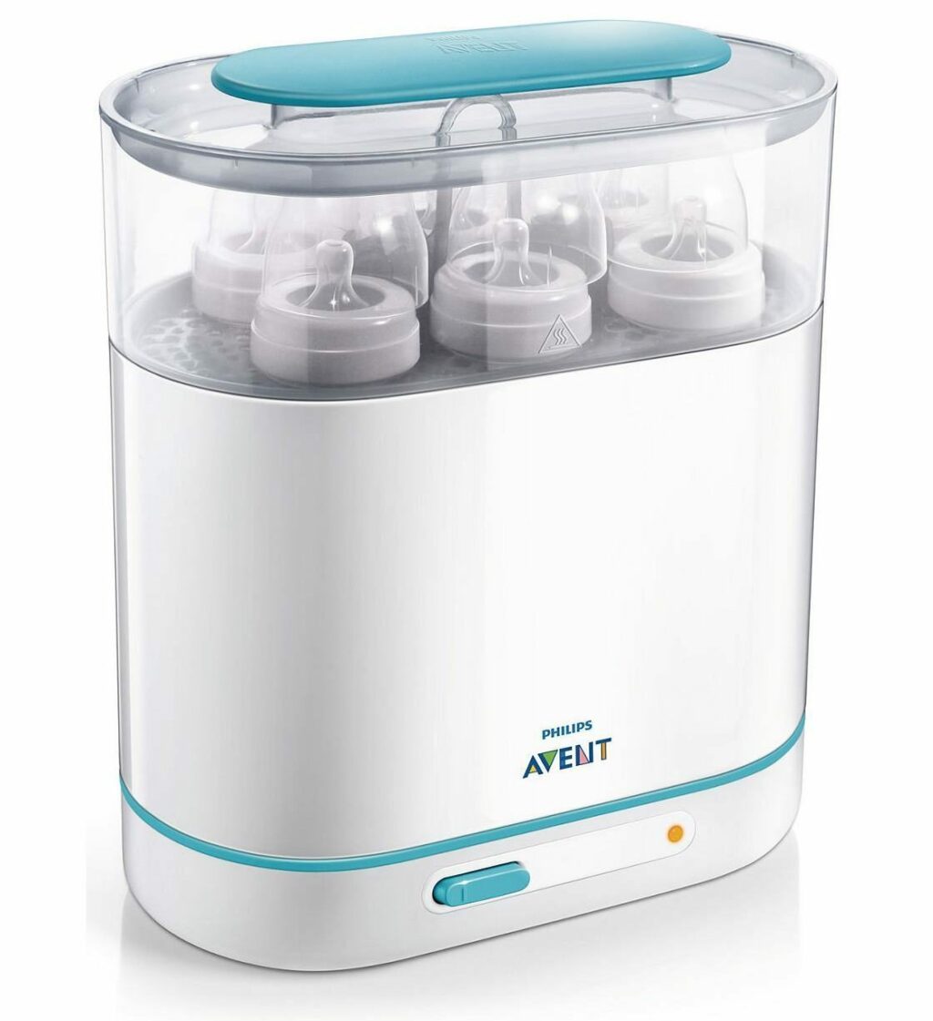 Hygiene-Handling während der ersten sechs Monate 2 Ratgeber Hygiene Avent Sterilisator1