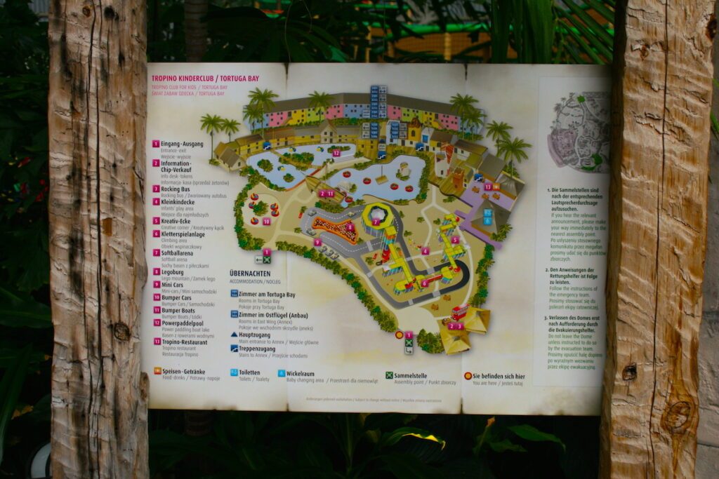 Tropical Islands - 2 Väter checken die tropische Urlaubswelt 12 TI Tropolino Karte