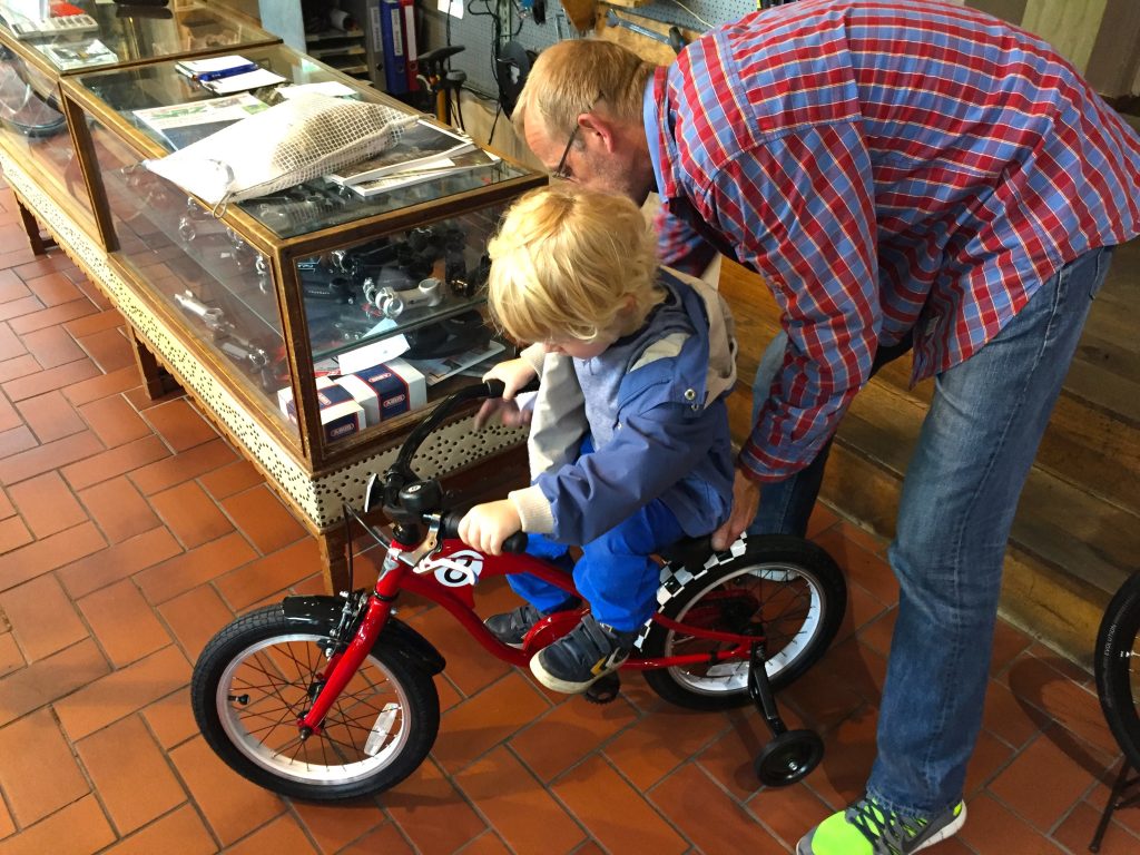Mit dem Kinderfahrrad Electra Straight 8 auf dem Deich 7 electra bike kinderfahrrad
