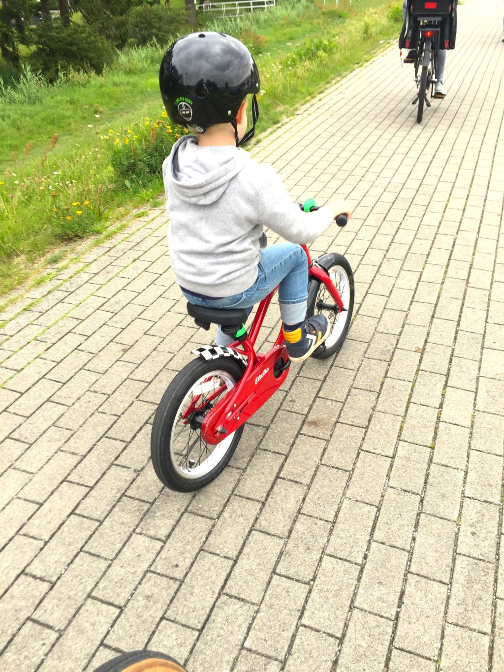 Mit dem Kinderfahrrad Electra Straight 8 auf dem Deich 10 electra bike kinderfahrrad 4
