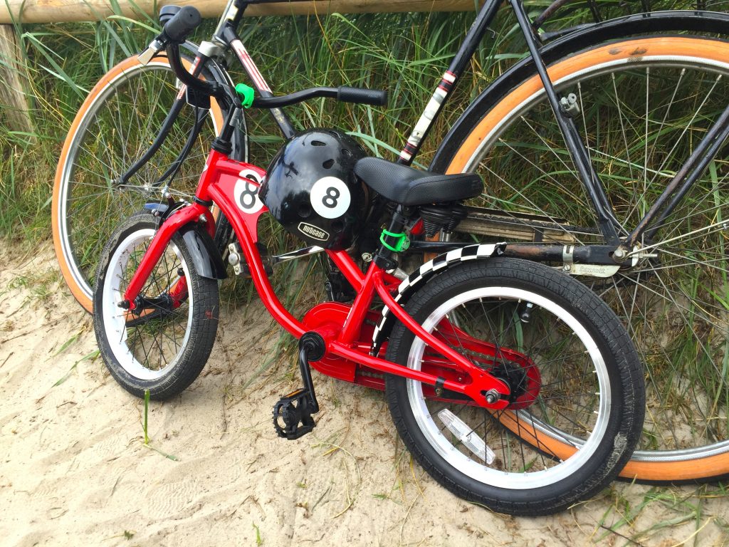 Mit dem Kinderfahrrad Electra Straight 8 auf dem Deich 9 electra bike kinderfahrrad 7